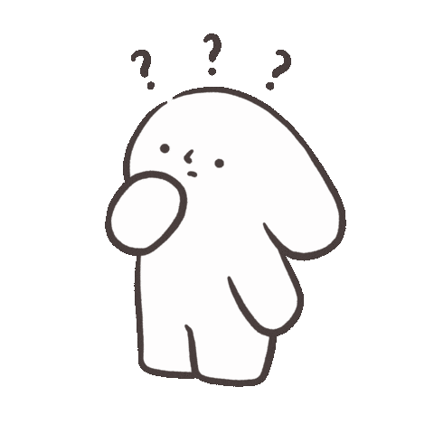 Confused Question Sticker