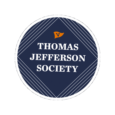 Thomas Jefferson Wahoowa Sticker by UVA Alumni Association