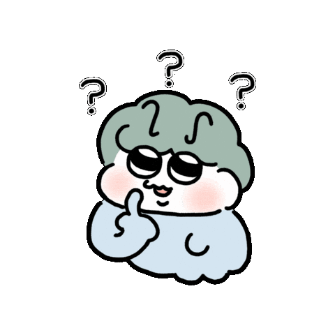 물음표 Sticker