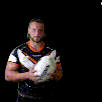 Football Rugby GIF by Wests Tigers