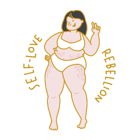 Love Myself Body Positivity Sticker by nadrosia