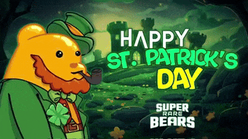 St Patricks Day Nft GIF by SuperRareBears
