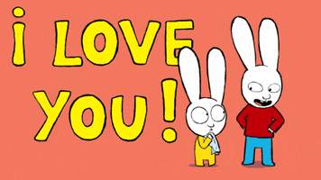 I Love You Friends GIF by Simon Super Rabbit
