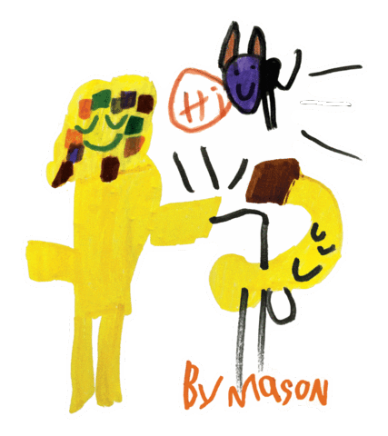 Cartoon Mason Sticker by Kristen Best