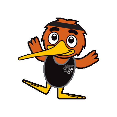 New Zealand Olympic Goldie Sticker by The NZ Team