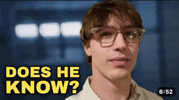 Does He Know Youtube GIF