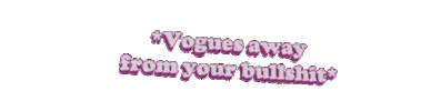 Pink Voguing Sticker by AnimatedText