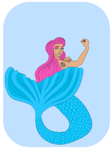 Woman Mermaid GIF by NOMB Surf