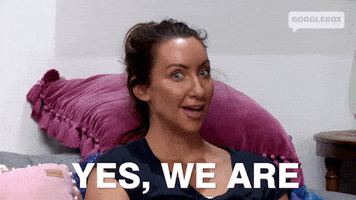 Yes We Are Watching Tv GIF by Gogglebox Australia