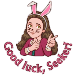 Seekers Notes Good Luck Sticker by MYTONA