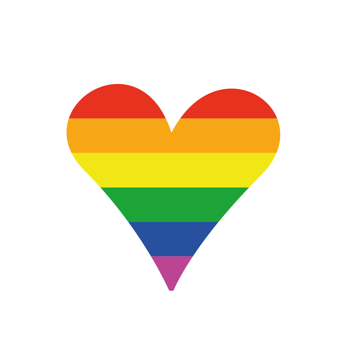 Heart Lgbt Sticker by Paperchase for iOS & Android | GIPHY