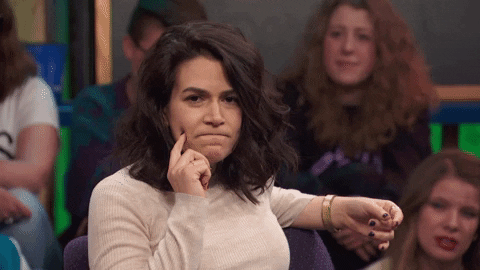 Abbi Jacobson Thinking GIF by truTV’s The Chris Gethard Show - Find & Share on GIPHY