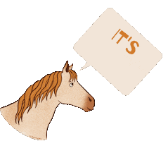 Positive Reinforcement Happy Horse Sticker by lightandsupplehorses