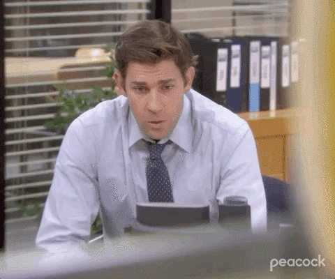 Nervous Episode 1 GIF by The Office - Find & Share on GIPHY