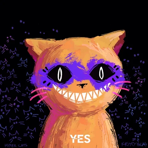 Cool Cat Yes GIF