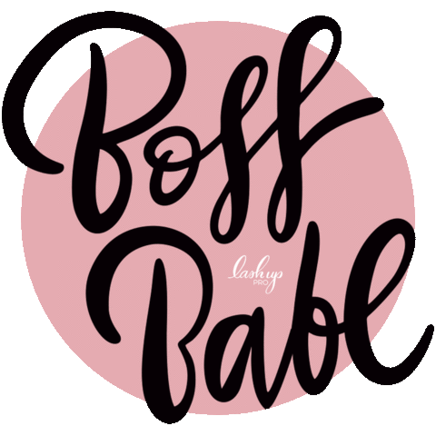 Boss Babe Sticker by lashuppro