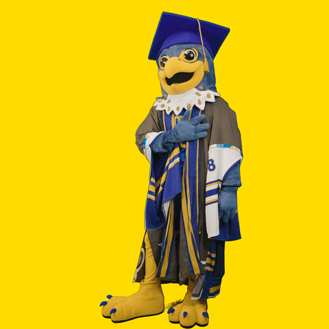 Mascot Graduation GIF by Toronto Metropolitan University
