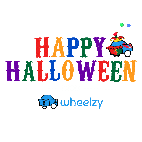 Halloween Horror Sticker by Wheelzy