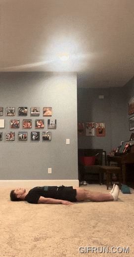 Heel Slide Stretch GIF