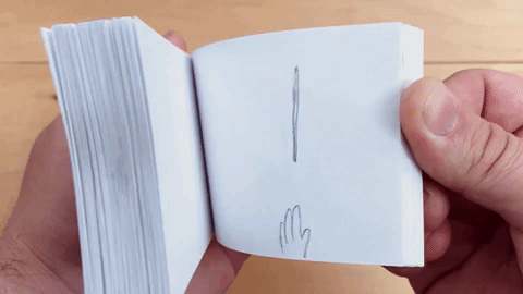 Book opening on Make a GIF