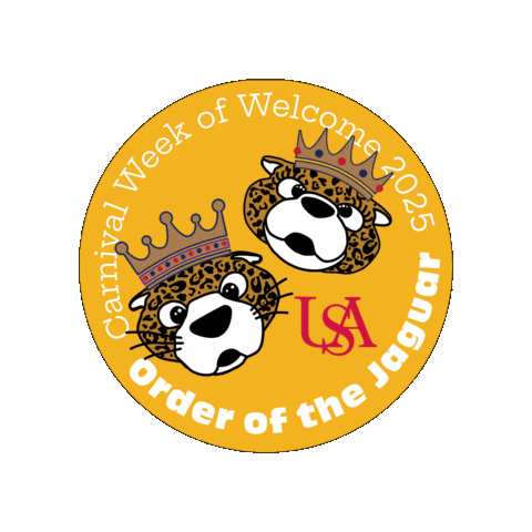 Usa Jaguars Sticker by University of South Alabama