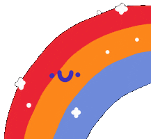 Happy Rainbow Sticker