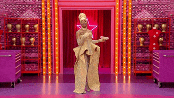 Gold Entrance GIF by RuPaul's Drag Race