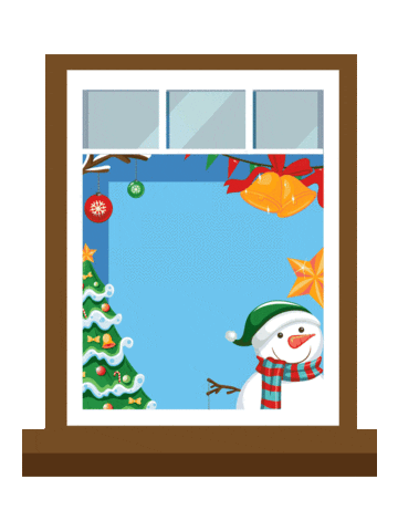 Christmas Snow Sticker by Side Hustle Brews