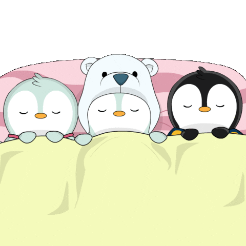 Tired Good Night Sticker by Pudgy Penguins