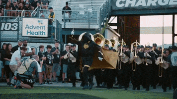 College Football Running GIF by UCF Marching Knights