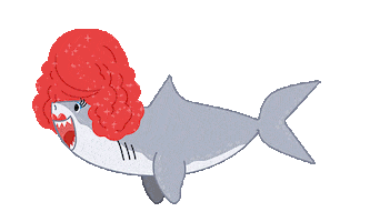 Shark Cbn Sticker by Cowboy Bear Ninja