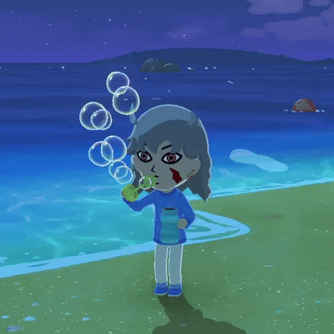 Relaxing Tomodachi Life GIF