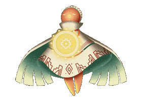 Meditation Peru Sticker by Mr.io Games