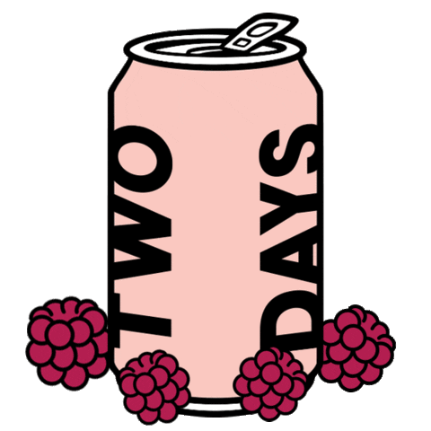 Two Days Drinks Sticker