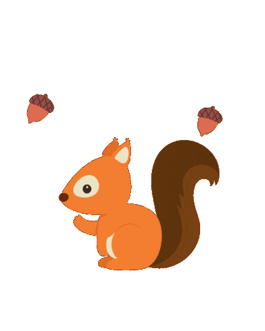 Ardilla Sticker by Naturpellet