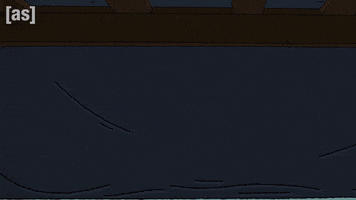 Under The Bed Peek GIF by Adult Swim