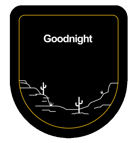 Good Night Moon Sticker by Arizona State University