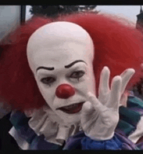 pennywise the clown horror GIF by absurdnoise