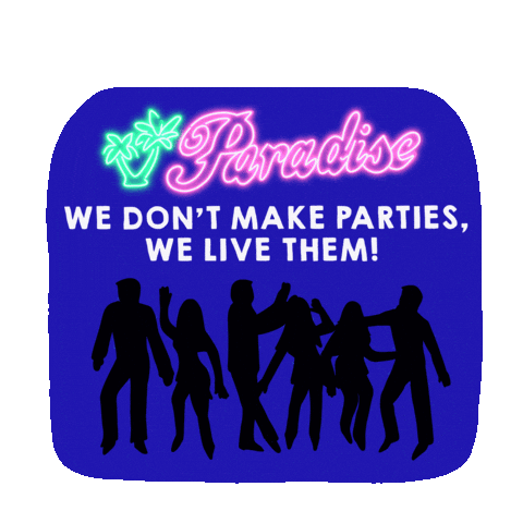 Dance Summer Sticker by Paradise Parties