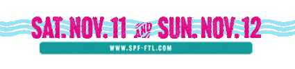 Pink November Sticker by SPF Small Press Fair