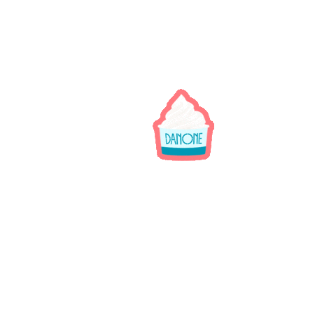 Yogurtería Danone Sticker