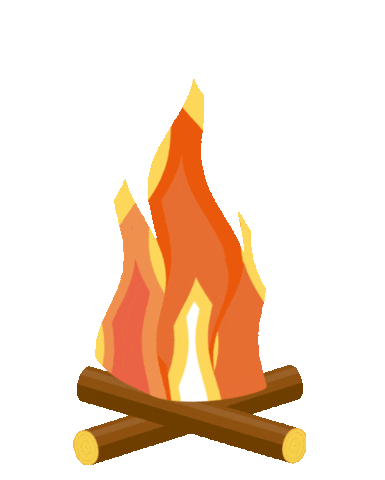 Campfire Marshmallows Sticker by Adwise - Your Digital Brain