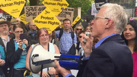 MP Speaks at London Human Rights Rally
