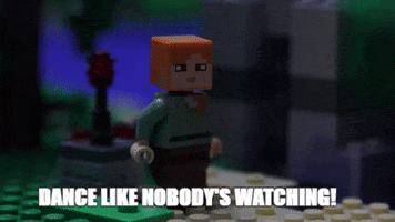 Dance Like Nobodys Watching GIF by LEGO