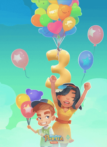 Happy Balloon GIF by Pixmain