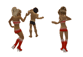 Las Vegas Dancing Sticker