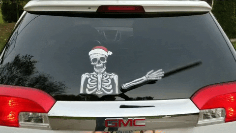 Skeleton Wiper Blades GIF by WiperTags - Find & Share on GIPHY