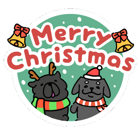 Merry Christmas Sticker by YajuWholeHouse
