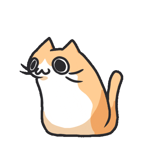 Cat Sticker by bunny_is_moving