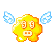 Fly Pig Sticker